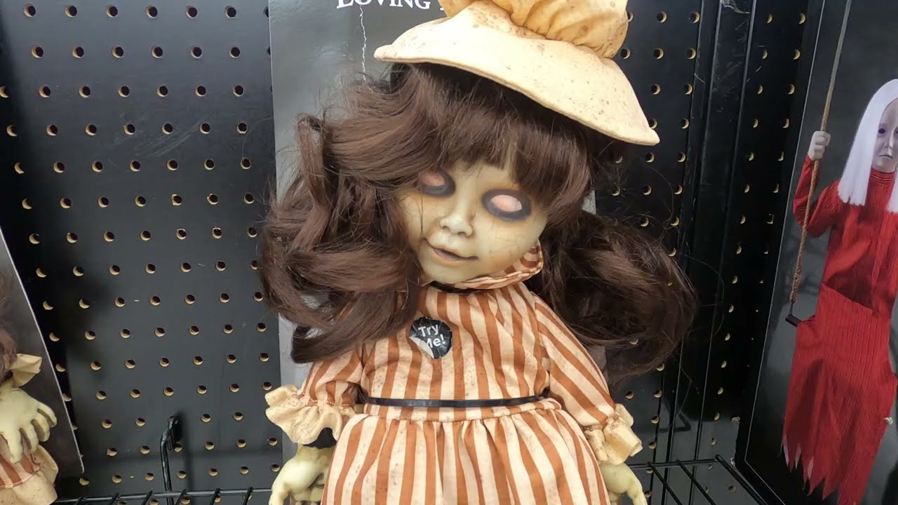 KILLER DOLL SCARY LITTLE POSSESSED GIRL HAUNTED ACTION FIGURE PLUSH TOY HORROR CREEPY DOLL TALKS