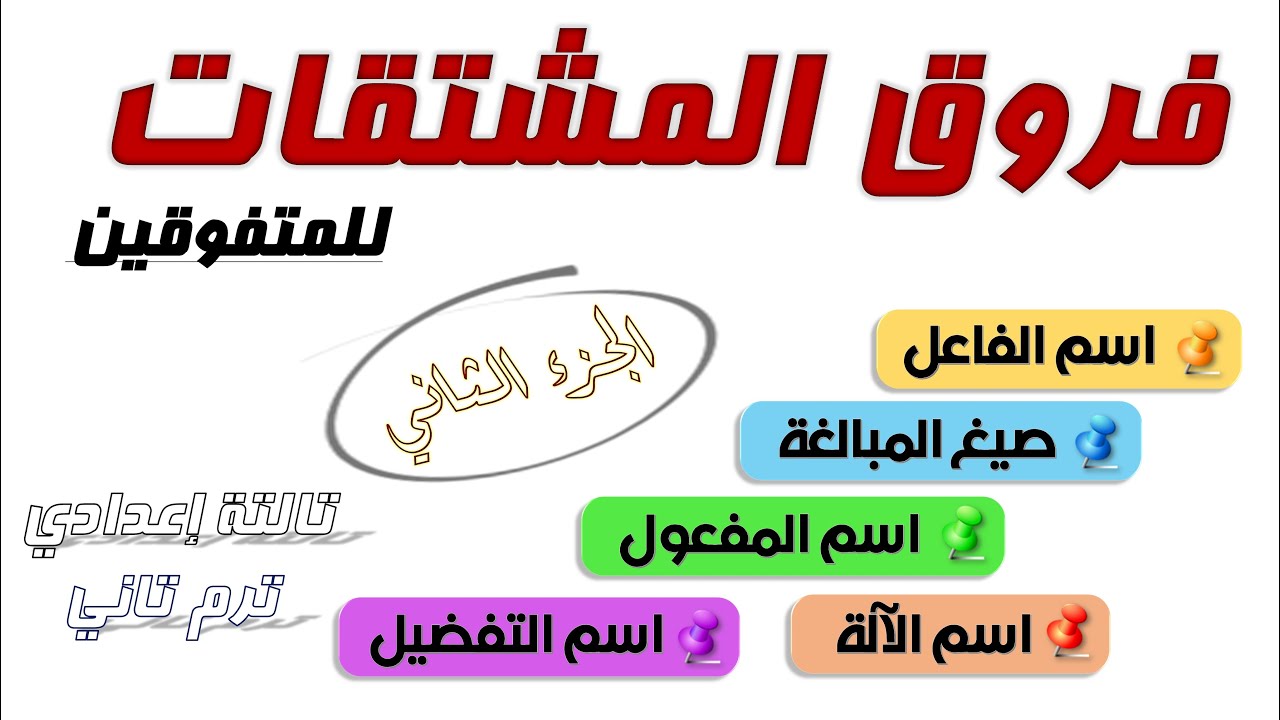 فروق المشتقات 2 - مراجعة نحو تالتة إعدادي ترم تاني