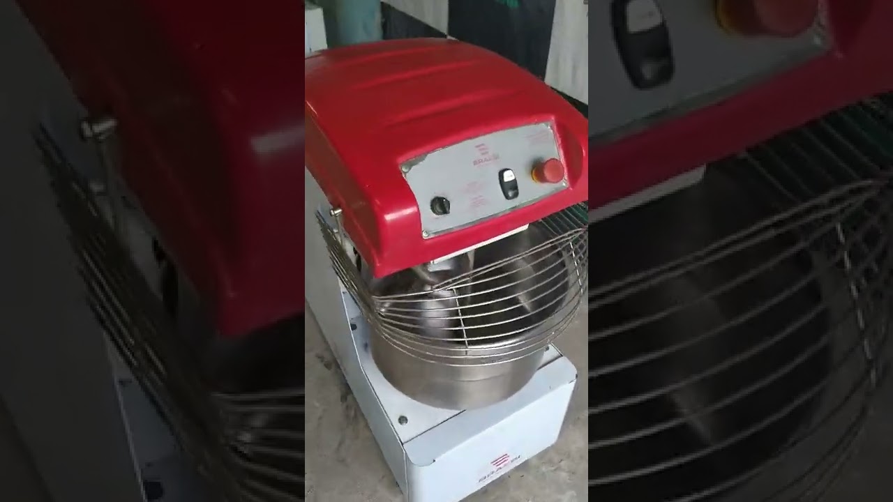 teste após revisão masseira espiral 25 kg mono 2 vel marca braesi Penha Pan equipamentos