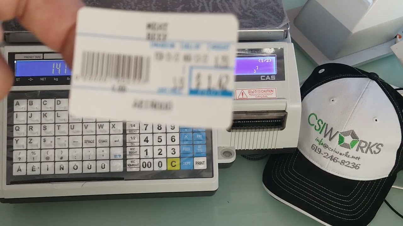 How to add or edit store name on CL5500 scale. Demo by Scale4clover.com