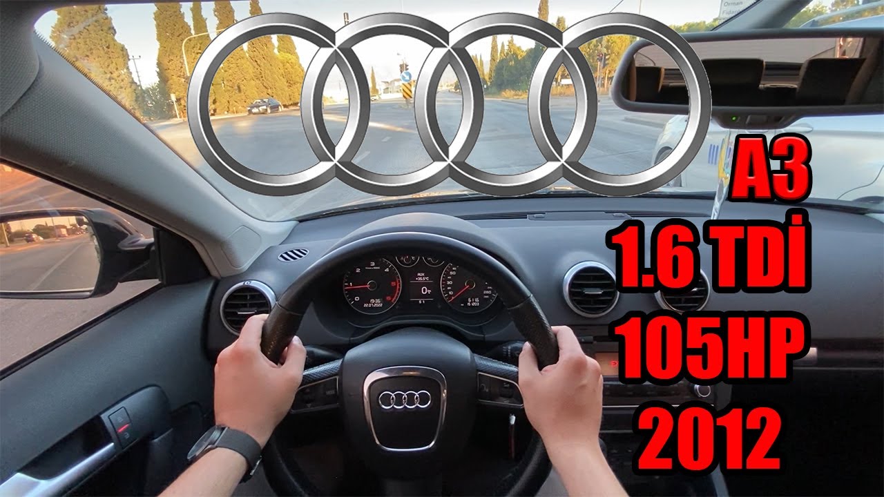 Audi A3 8p 2012 Sportback 1.6 Tdi 105 Hp I Onboard I Sürüş I Pov
