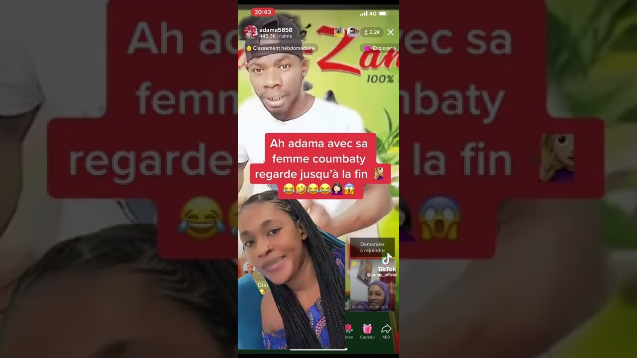 Adama Star Tiktok - Avec sa femme Combaty love duman ❤️❤️❤️