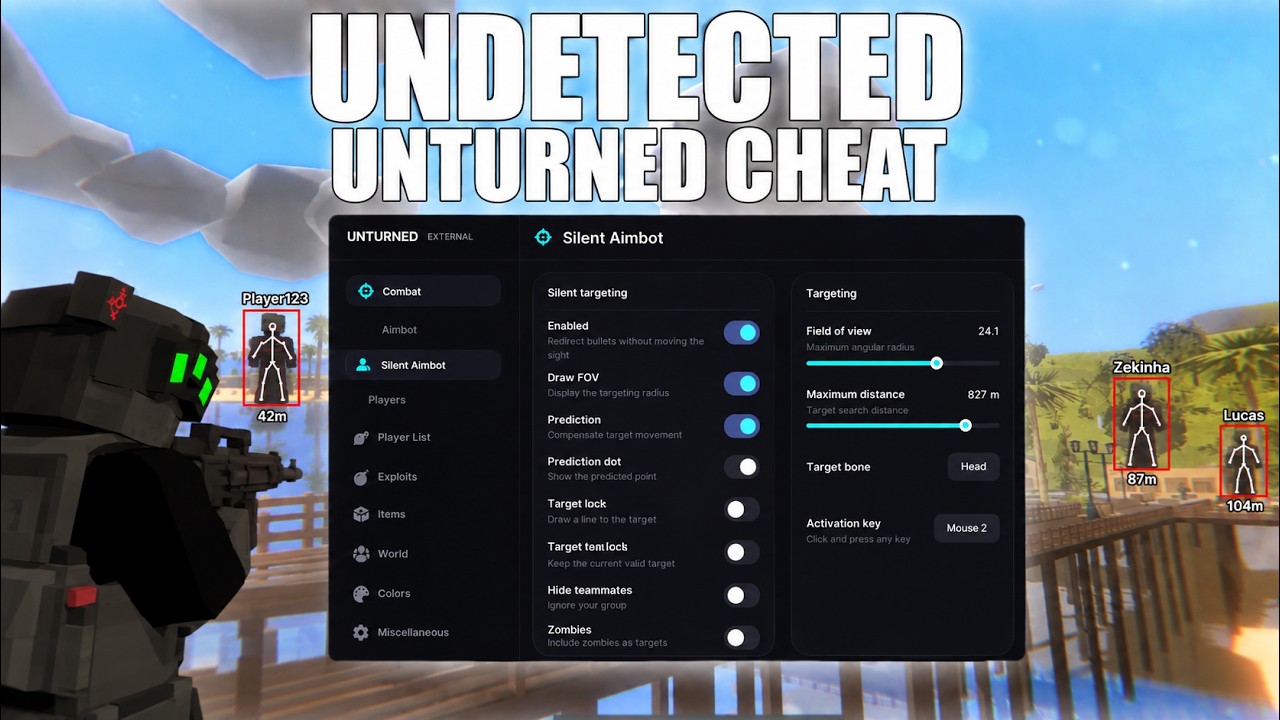 NEW CHEAT/HACK PARA UNTURNED 2026