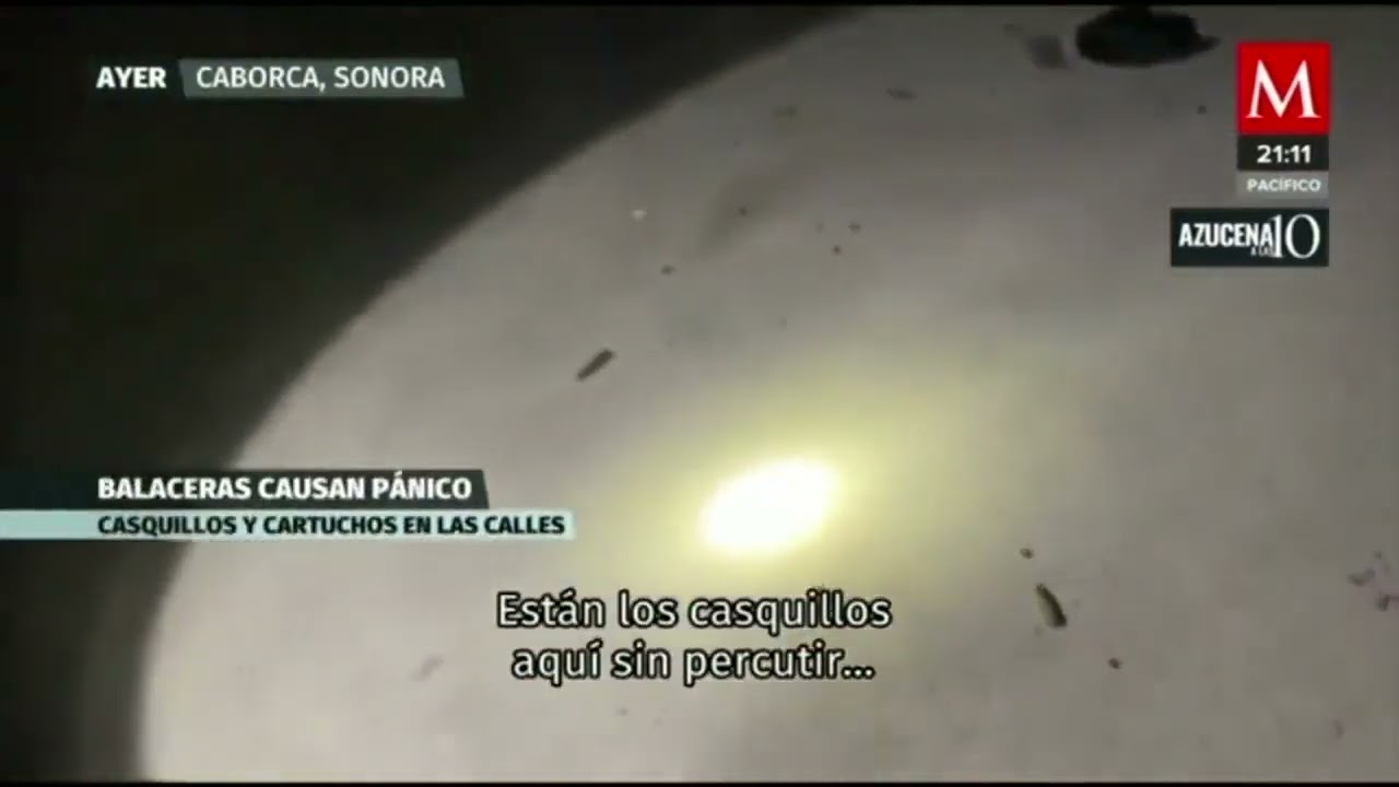 Seis personas muertas tras las balaceras en Caborca, Sonora
