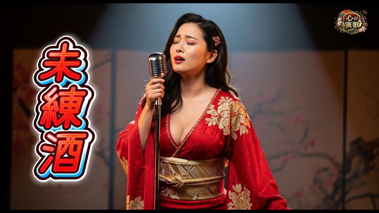 【涙の演歌】ひとり酒（ひとりざけ）｜愛した人を想う雨の夜｜昭和歌謡風