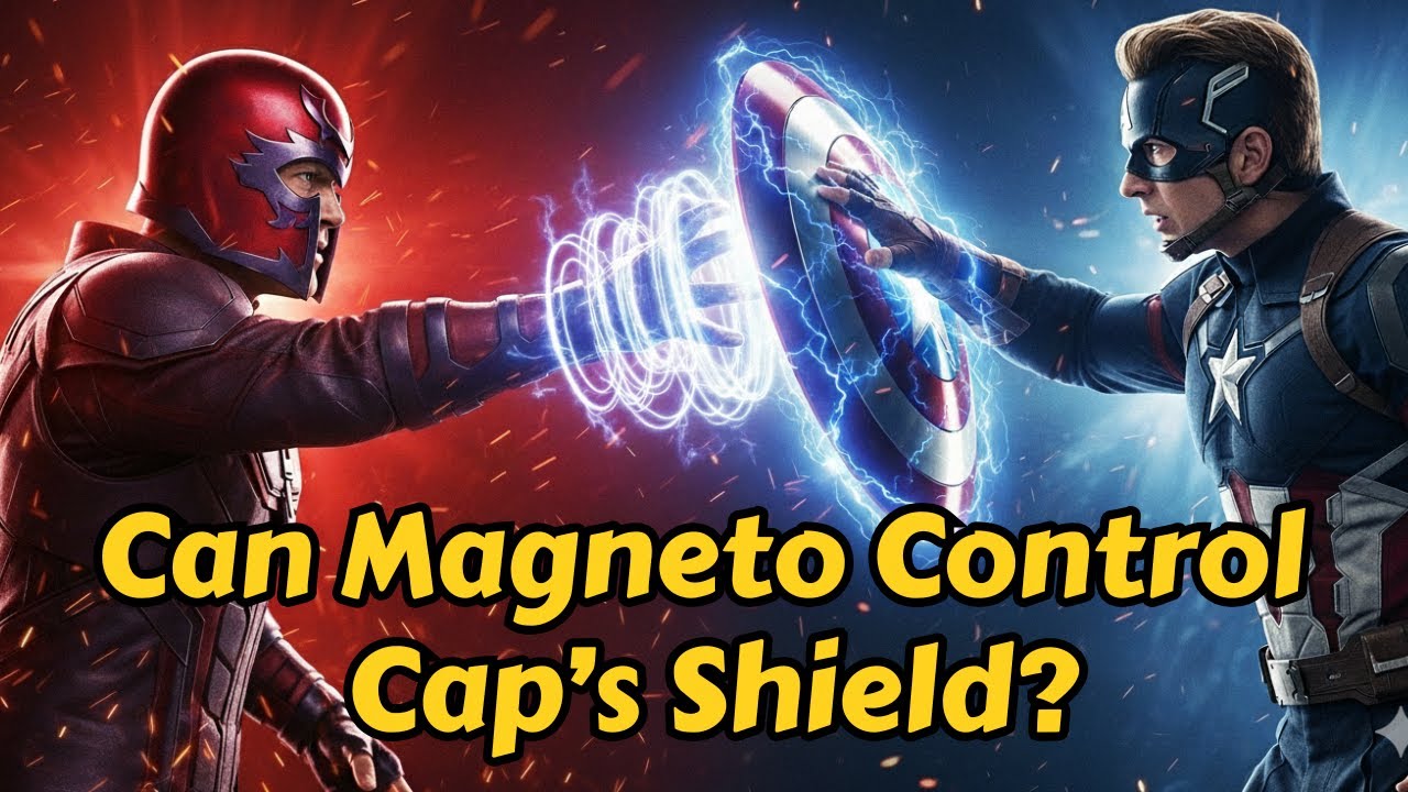 Can Magneto Control Captain America’s Shield | Epic Superpower Question