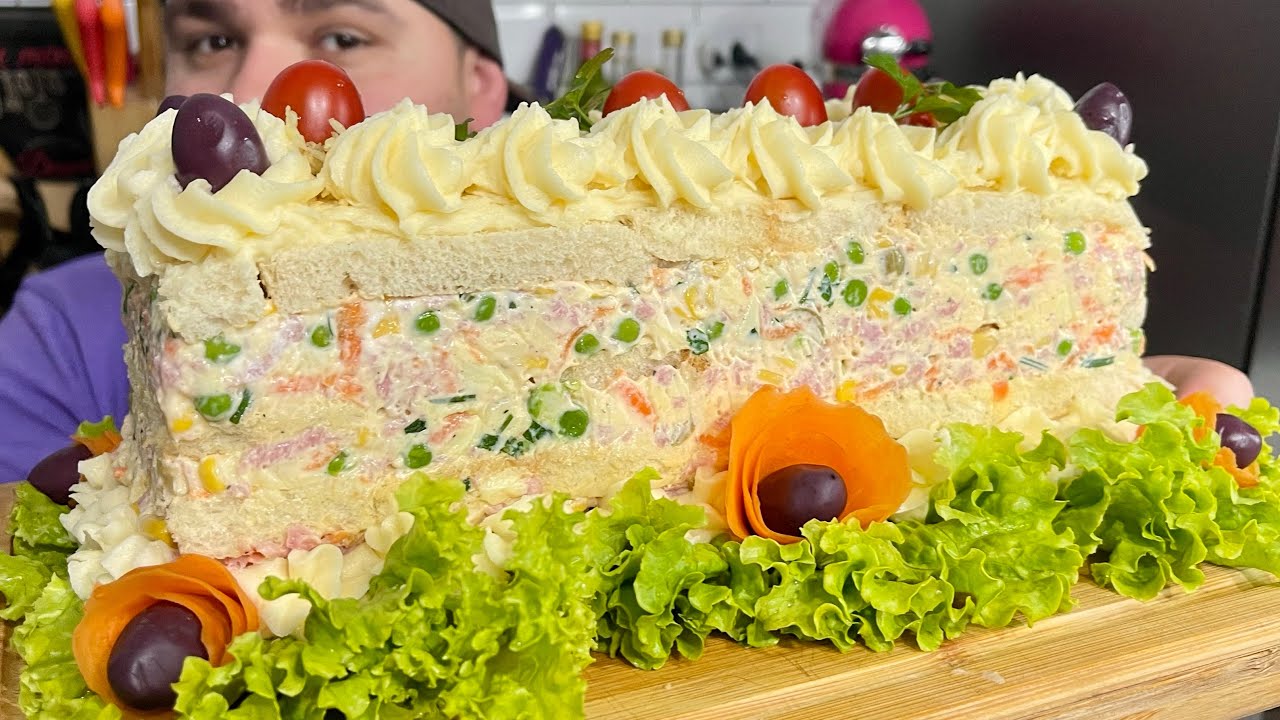 A FAMOSA TORTA FRIA DE FRIOS DE FESTA | N&Atilde;O VAI AO FOGO E FICA UMA DEL&Iacute;CIA