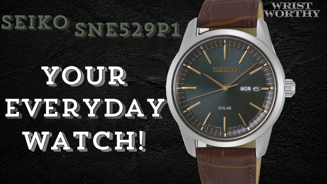 Unboxing Seiko SNE529P1 – The Ultimate Solar Watch? #seikowatches   #solar #watch