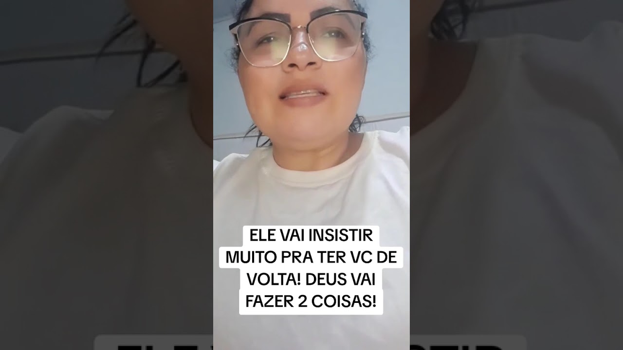 Ele vai te atormentar pra voltar pra ele! Porque ele está sofrendo 😧