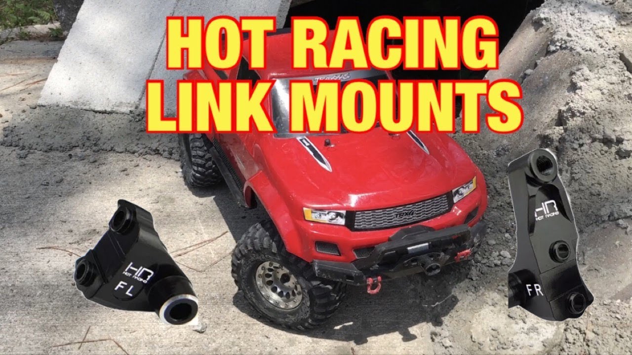 Hot Racing Aluminum Link Mount Install TRX 4 Sport