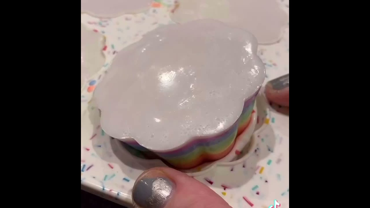 Making Skittles Scented Rainbow Soap - Handmade Soap