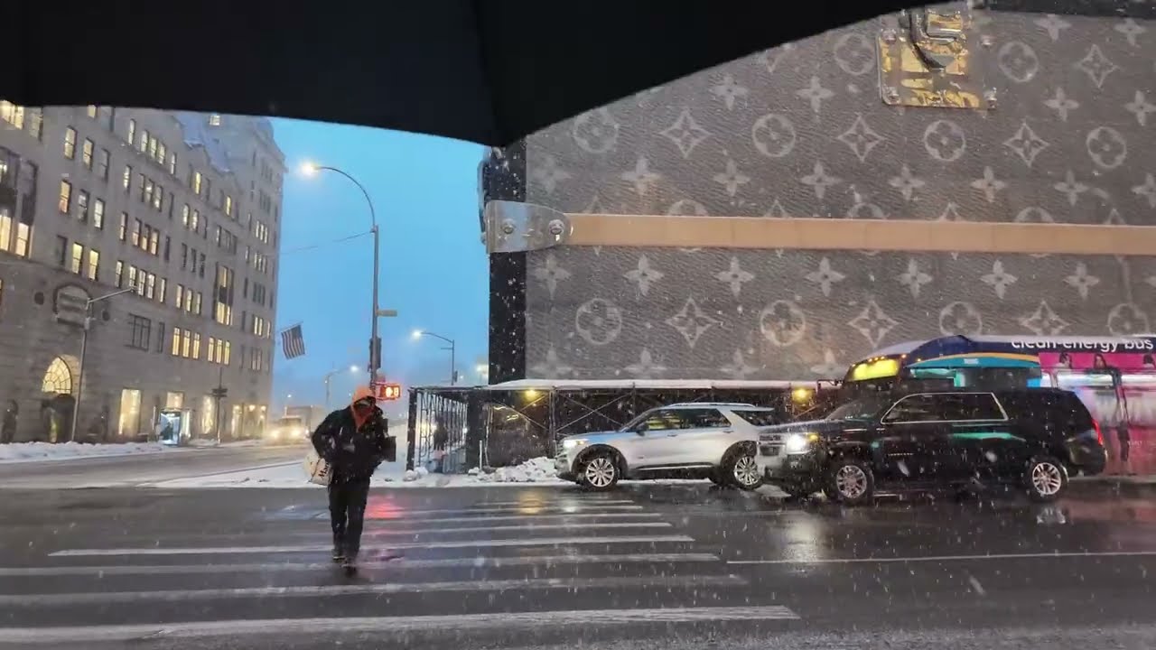 Feb 25, 2026 - NYC Live 4K Walk to Work: To the Upper West Side it better not be snowing