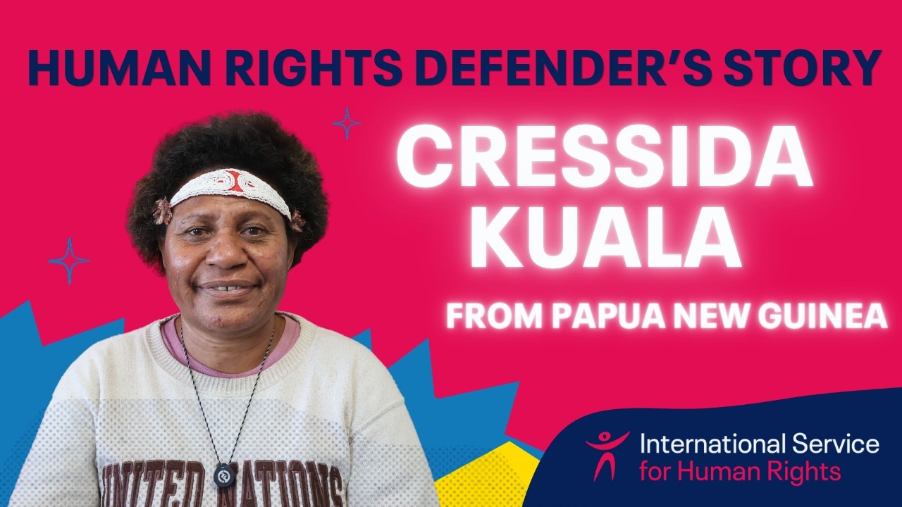 Human Rights Defender's story: Cressida Kuala from Papua New Guinea