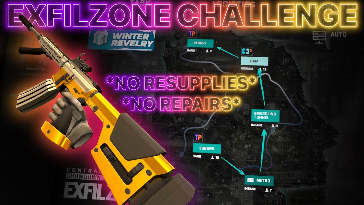 We Raided Across Every Zone With ONE Kit | ExfilZone Challenge