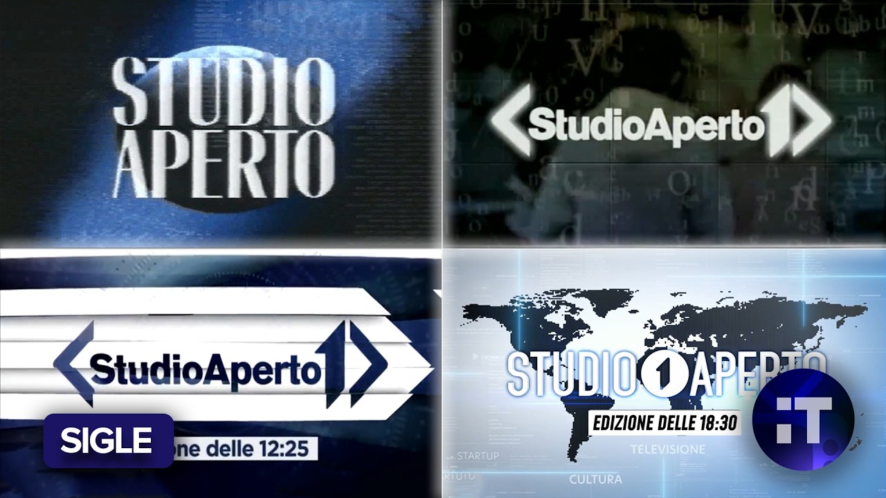 Raccolta sigle - Studio Aperto (1989-2025)