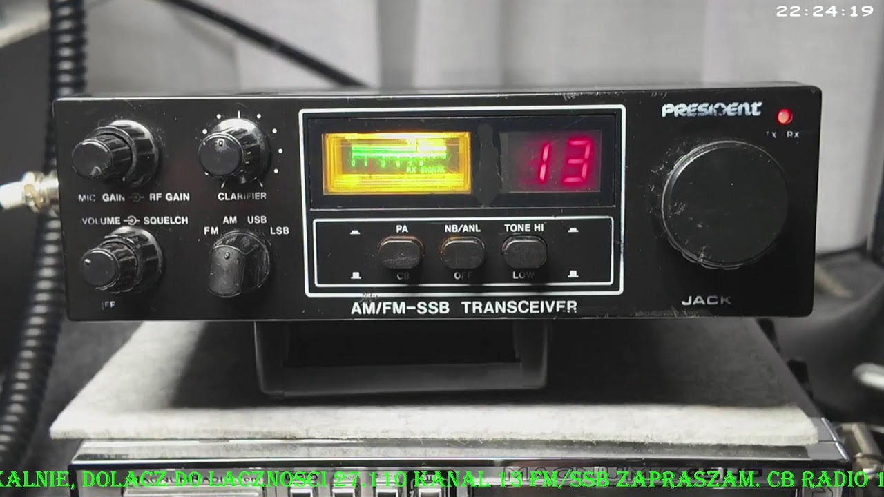 Cb radio 11m piatek lokalnie, dolacz do lacznosci 27.110 kanal 13 FM/SSB zapraszam.