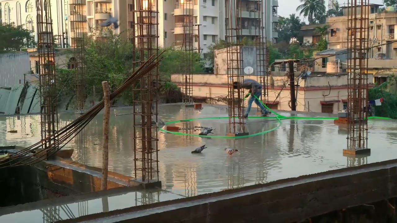 Curing Method||Ponding Method||Concrete Curing