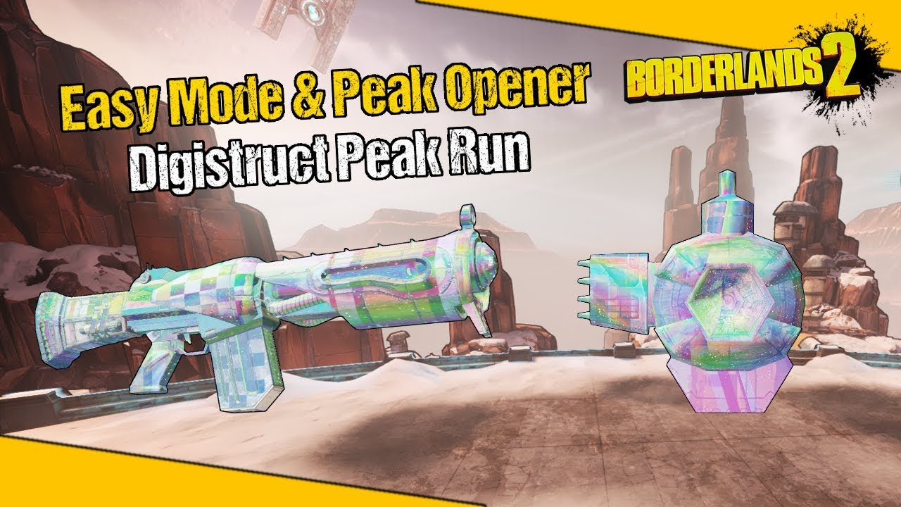 Новое искрящееся оружие — лёгкий режим и пик-открытие Digistruct Peak Run — геймплей Borderlands ...