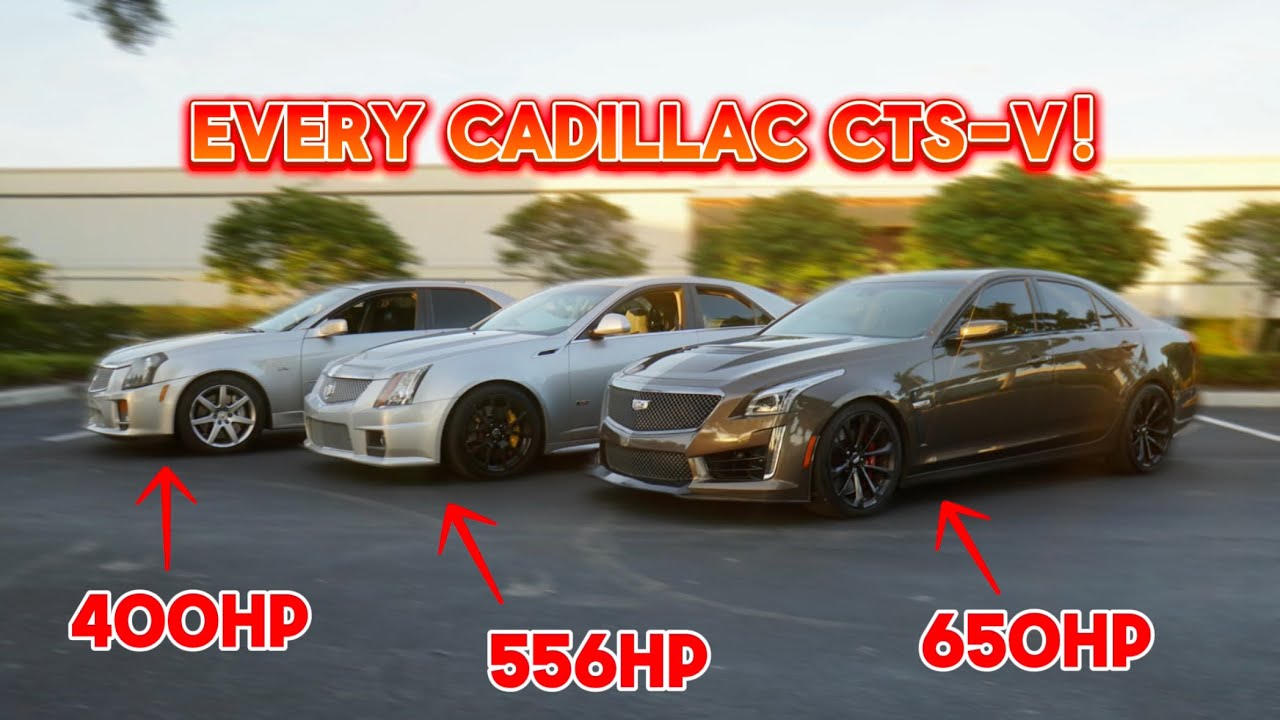 СРАВНИВАЯ ВСЕ 3 ПОКОЛЕНИЯ CTS-V! (Полный обзор)