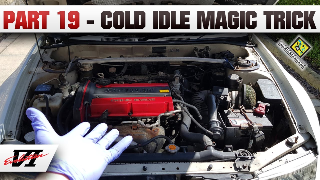 Part 19 -  Evo 6 Cold Idle Magic Trick - JDM
