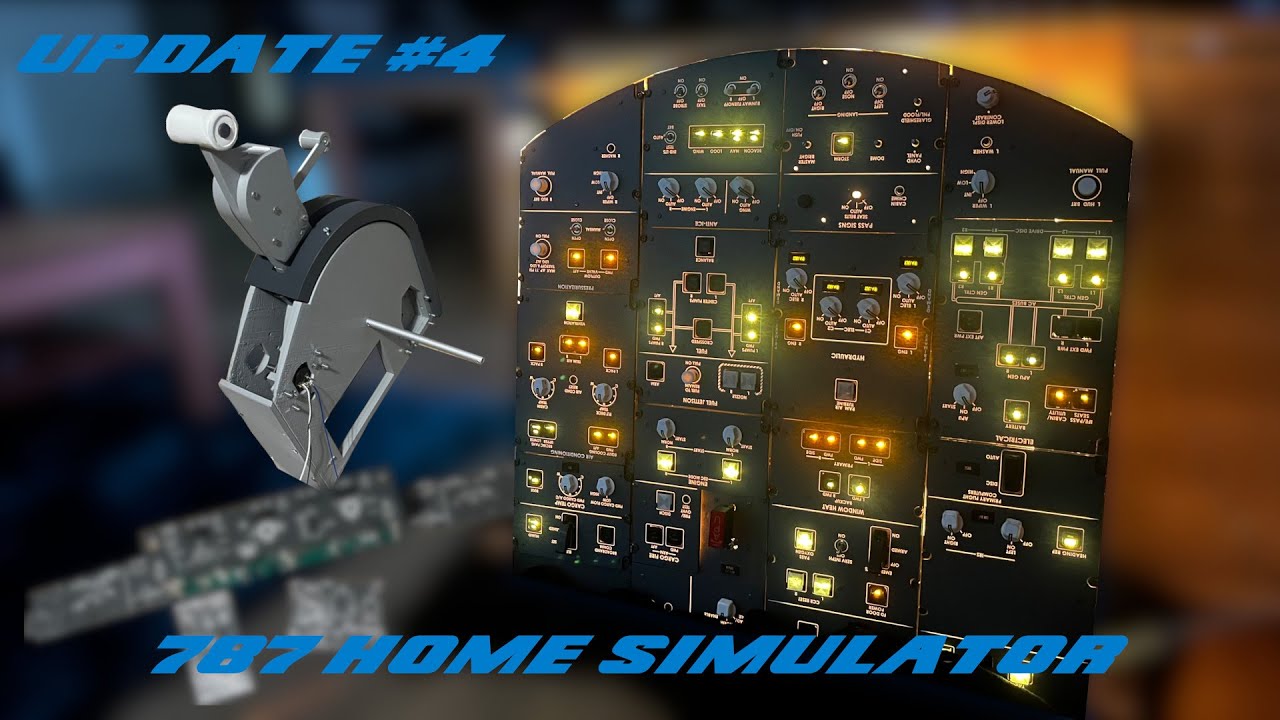 Backlighting, Throttle and new Panels?! | 787 Home Simulator Update #4