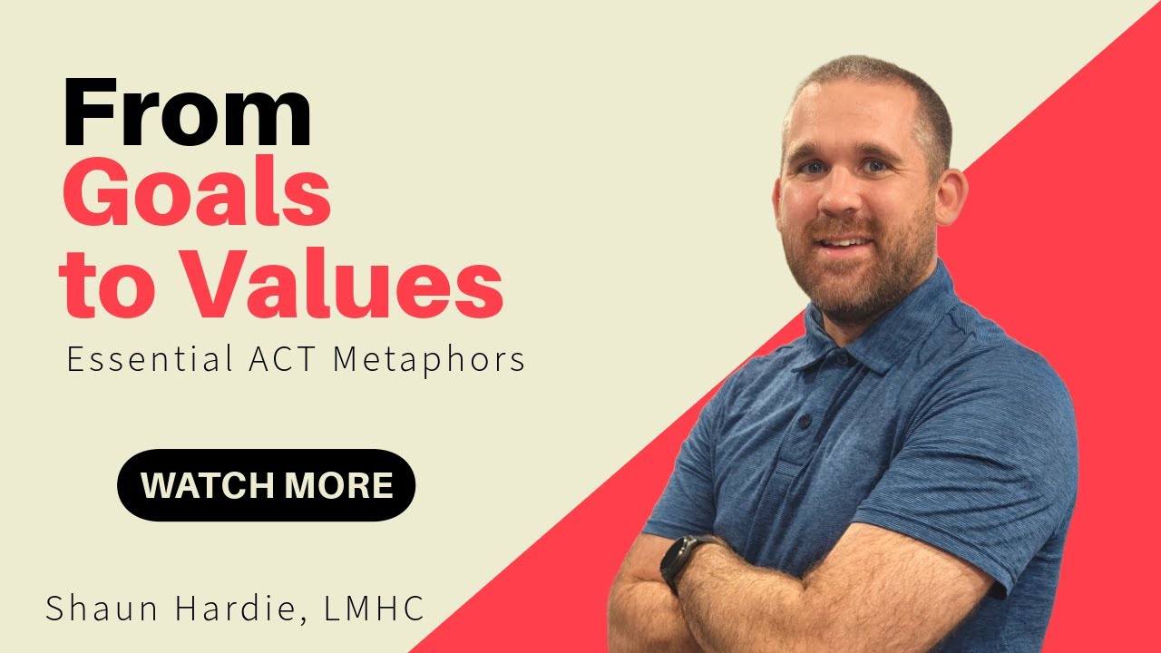 Working from Goals to Values using ACT