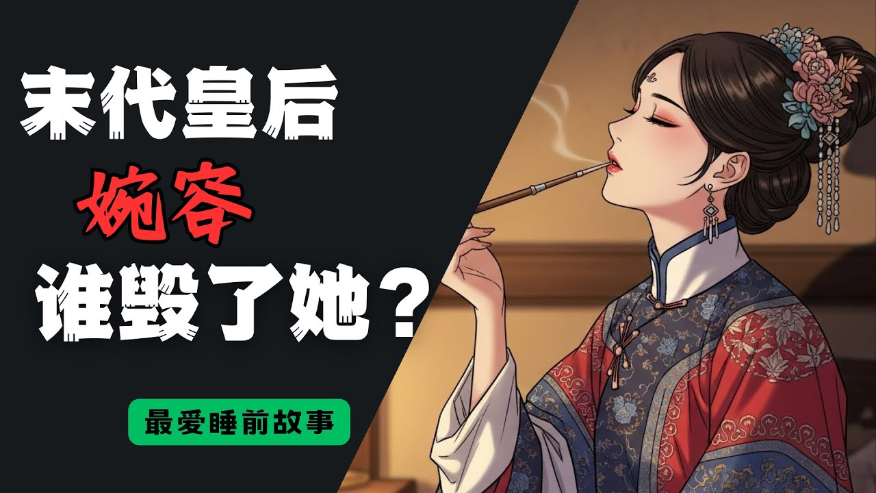 末代皇后【婉容】：无性婚姻、私生子与鸦片，婉容的“B面”人生 | 睡前故事，助眠故事，陪伴故事，历史故事