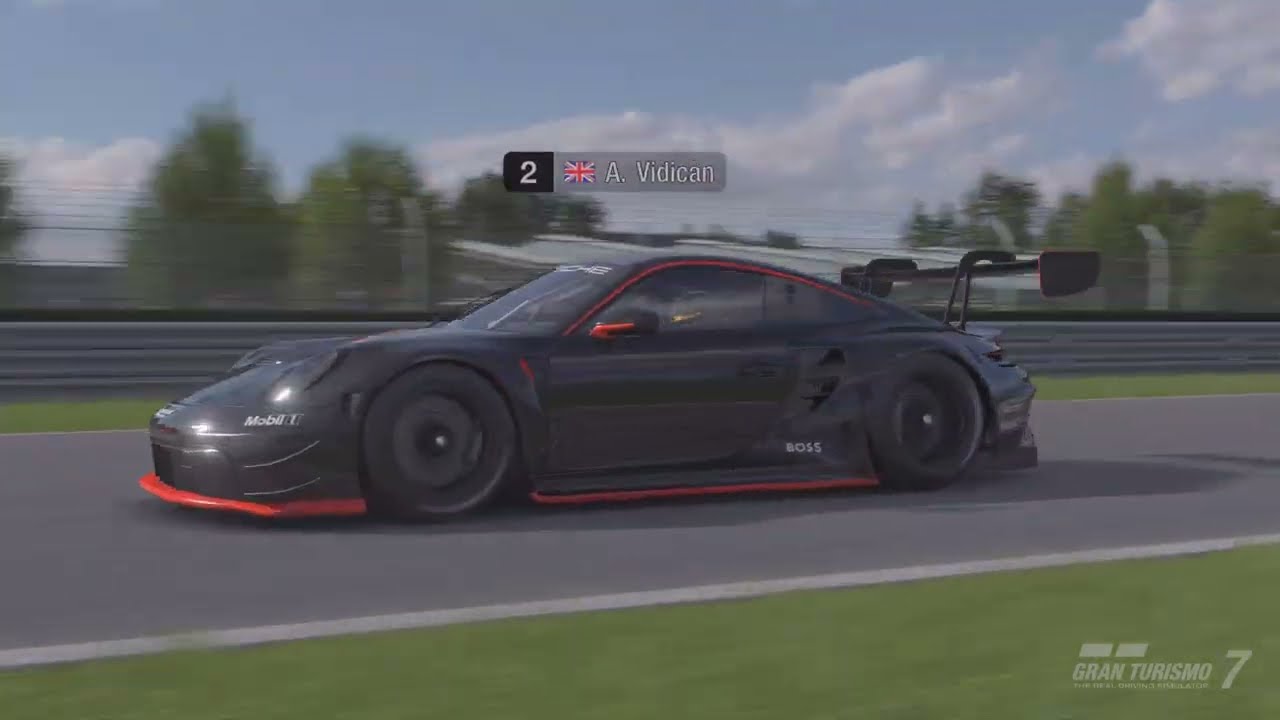 GT7 -  Porsche 911 GT3 R (992) - Monza - Daily Race - Trackside view