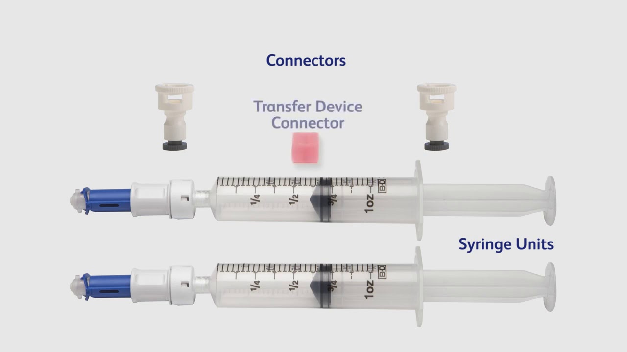 BD PhaSeal Clinical Video 1 9 Pharmacy Transferring hazardous drug from syringe to syringe
