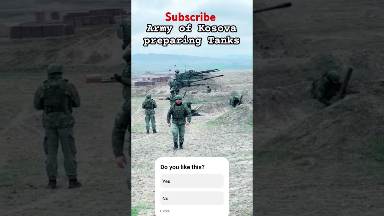 KOSOVO WITH NEW TANKS 🇽🇰🇽🇰🇦🇱💪❤