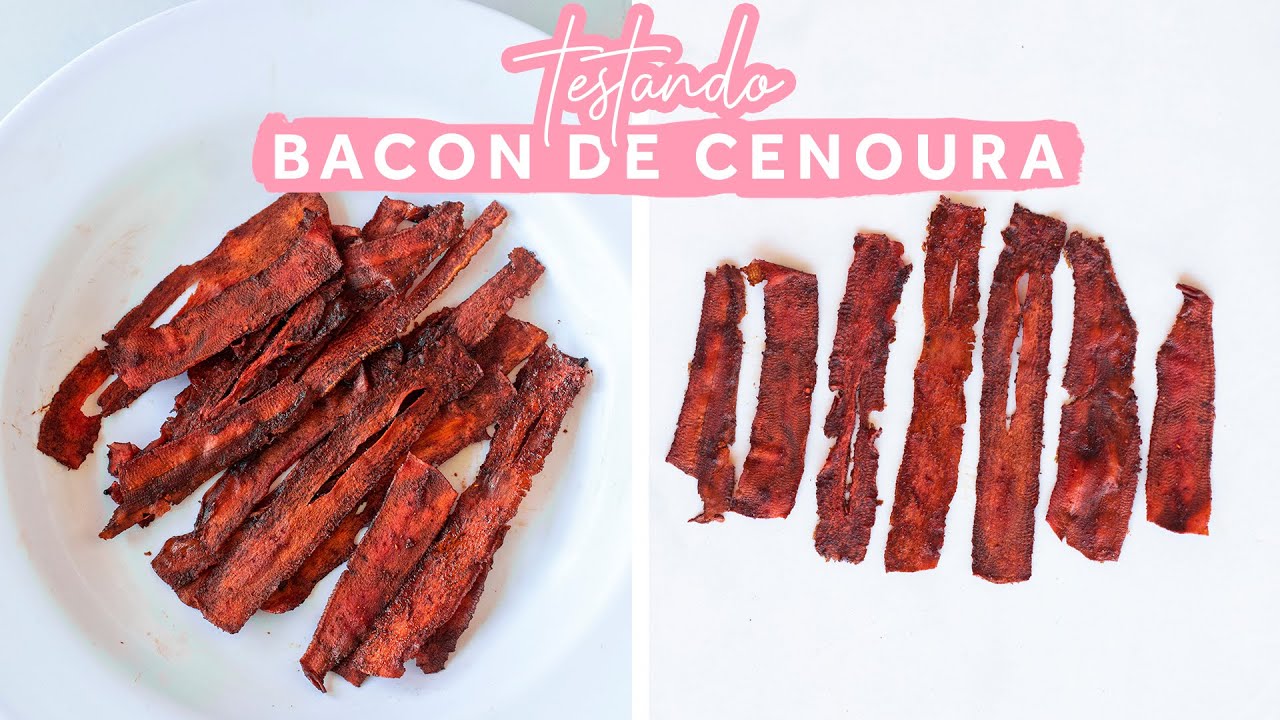 TENTEI FAZER UM BACON DE CENOURA | Testando receita viral do TikTok - Teste Bacana #1