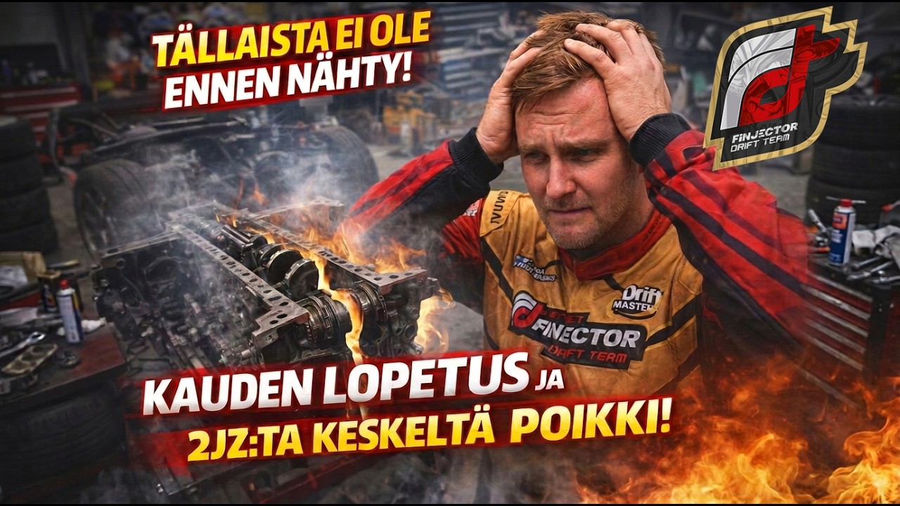 T&Auml;LL&Auml;ISTA EI OLE ENNEN N&Auml;HTY! KAUDEN LOPETUS JA 2JZ:TA KESKELT&Auml; POIKKI!