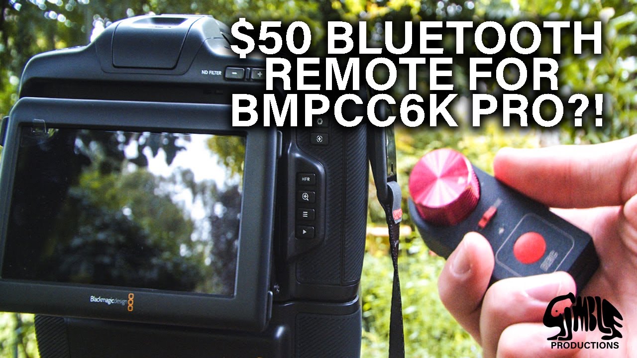 BEST BMPCC 6K Pro / Blackmagic URSA 12K Bluetooth Focus Remote!
