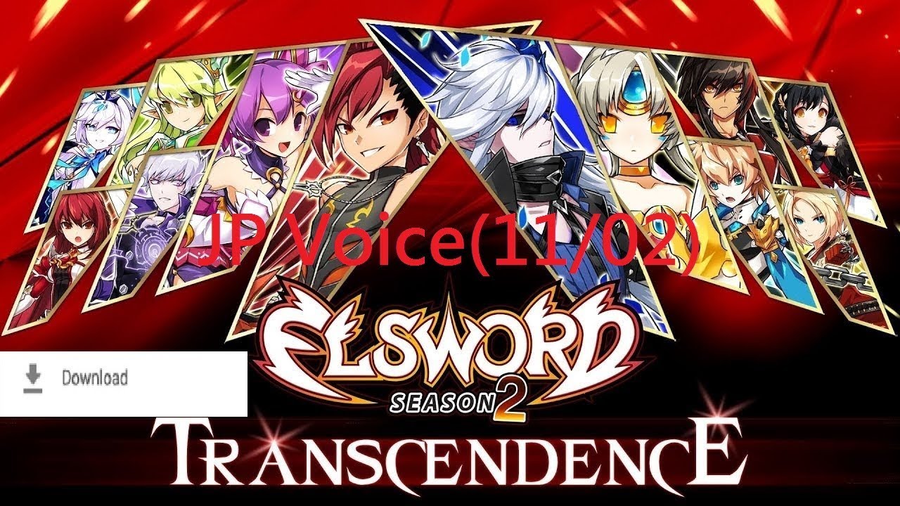 [Elsword JP] All Transcendence Character's Voice 17/11/02
