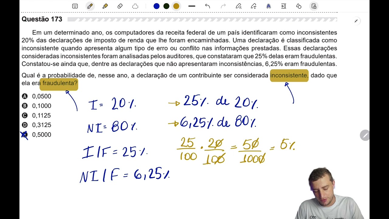 ENEM 2019 | Em um determinado ano, os computadores da receita federal de um país identificaram....