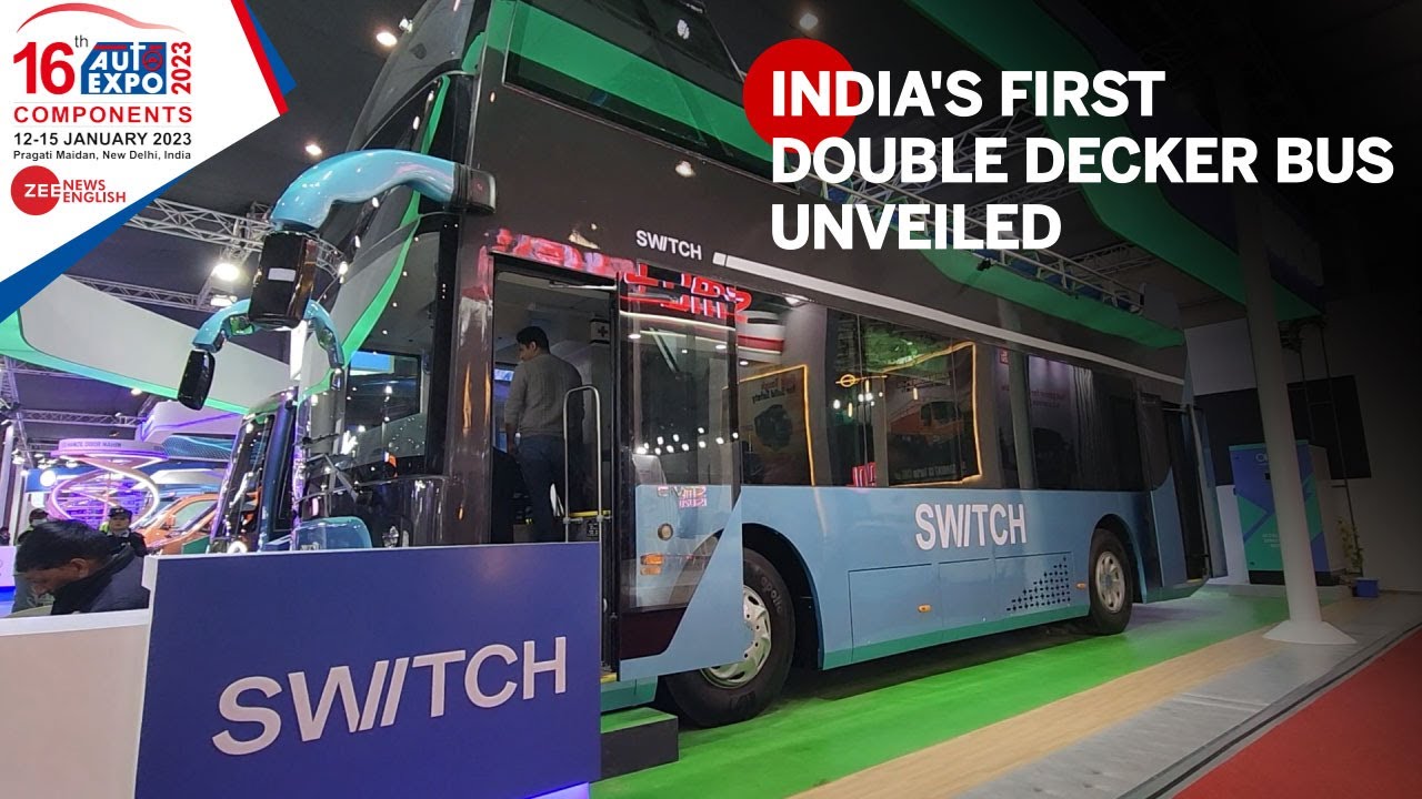Auto Expo 2023: Mumbai's Double Decker Bus is back in Electric Avatar | Walkaround |