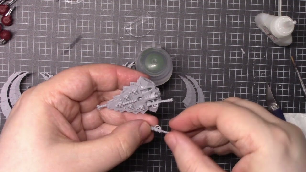 Aeronautica Imperialis Building the Necron Night Shroud Bomber