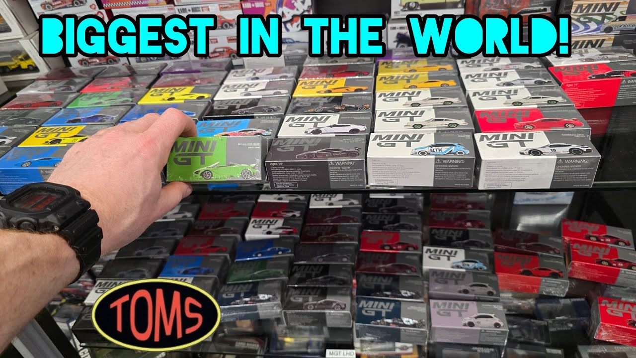 Давайте поищем модели автомобилей в масштабе 1/64 в крупнейшем в мире магазине моделей автомобиле...