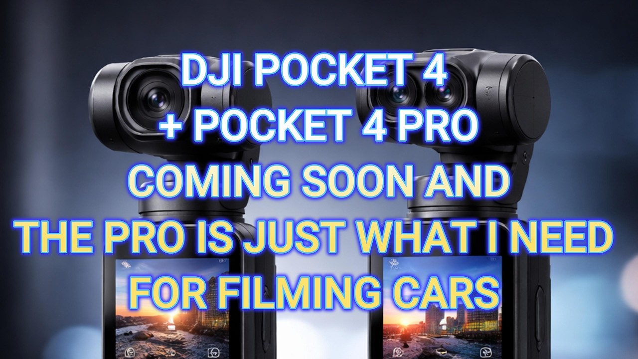 THE NEW CAMERA COMING PERFECT FOR CAR FILMING CREATORS DJI POCKET 4 PRO