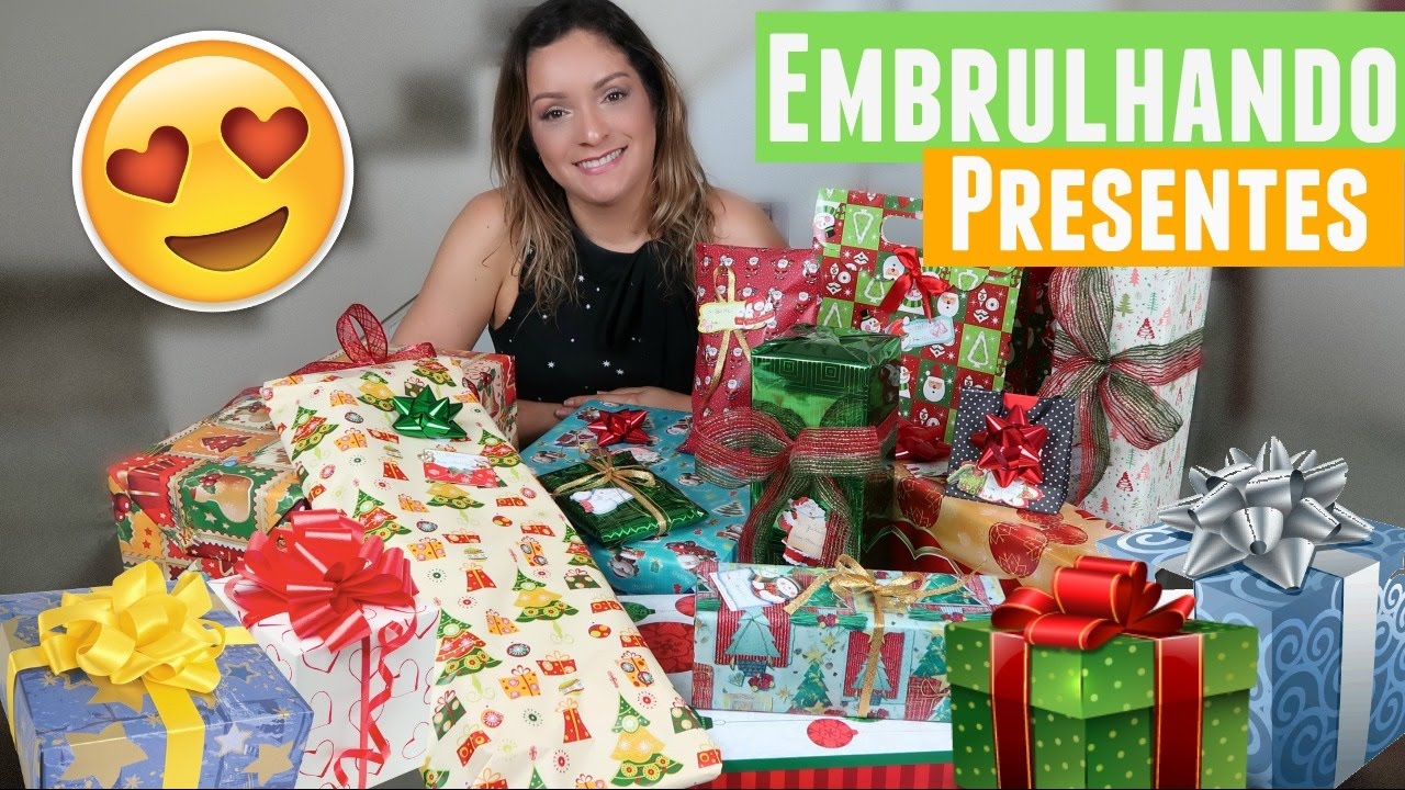 Embrulhando os Presentes de Natal + Decoração de Natal #EspecialdeNatal5 | Por Glaucia Sioli