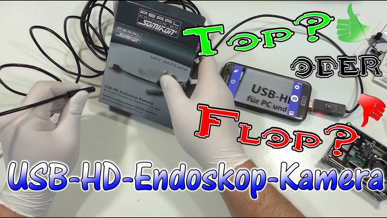 Pearl USB-HD-Endoskop-Kamera Top oder Flop?! Unboxing | Test | Review | HD+ | Deutsch