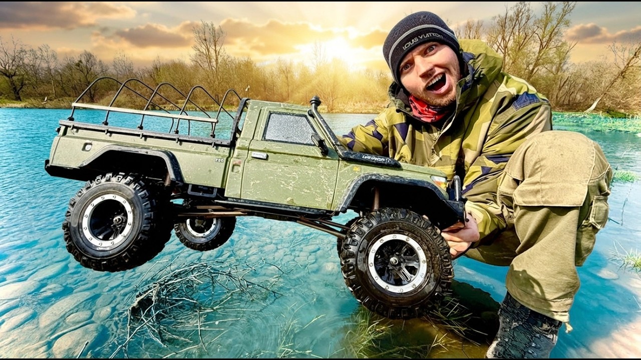 Zufällig geheime Funktion bei XXL Militär Pick up freigeschaltet! - ER KANN SCHWIMMEN!!!