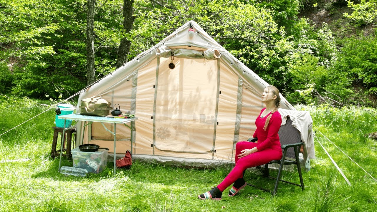 Camping in Salbaticie cu un Cort Gonflabil | Ca un Hotel de 5 Stele