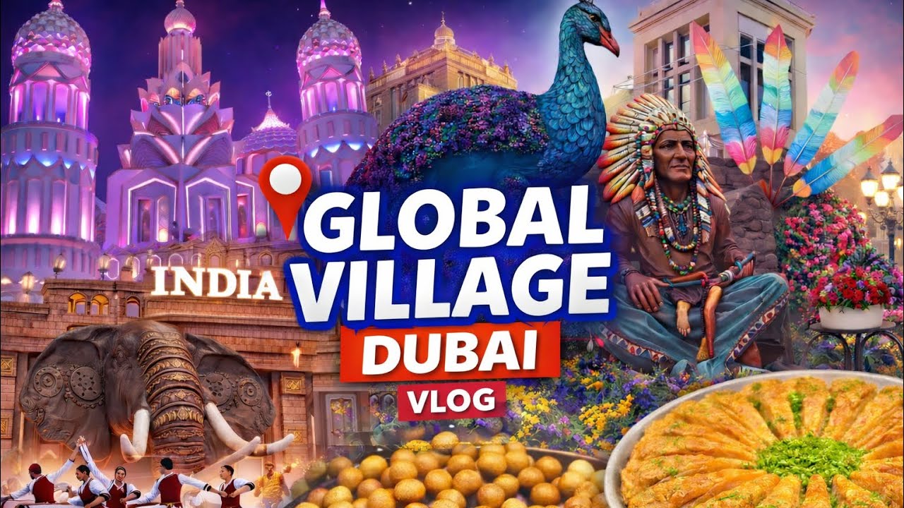 Global Village Dubai 🌍 | Food, Culture & Night Lights ✨