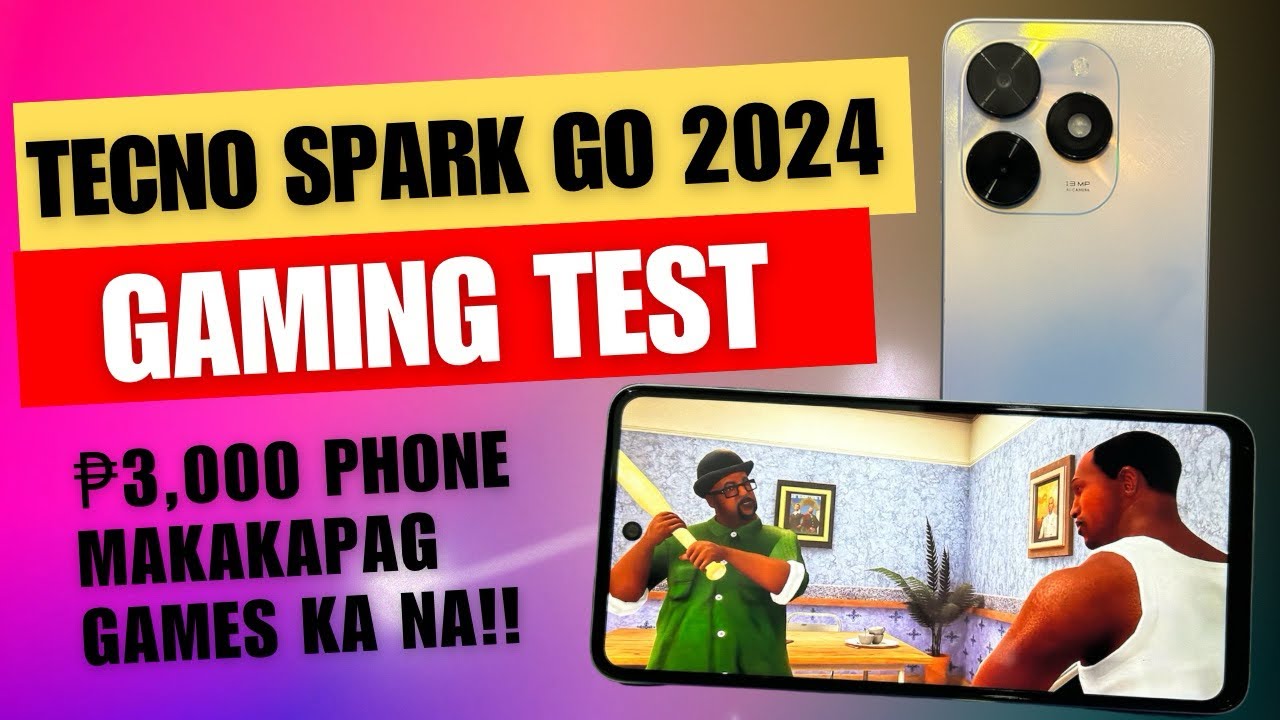 GAMING TEST - Tecno Spark Go 2024