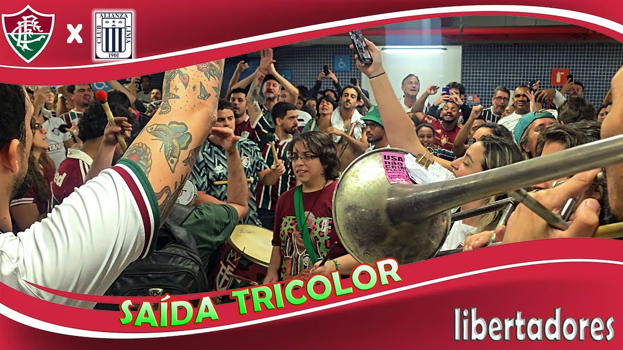 Saída da Fanfarra Festiva Tricolor | Fluminense x Alianza Lima 2024
