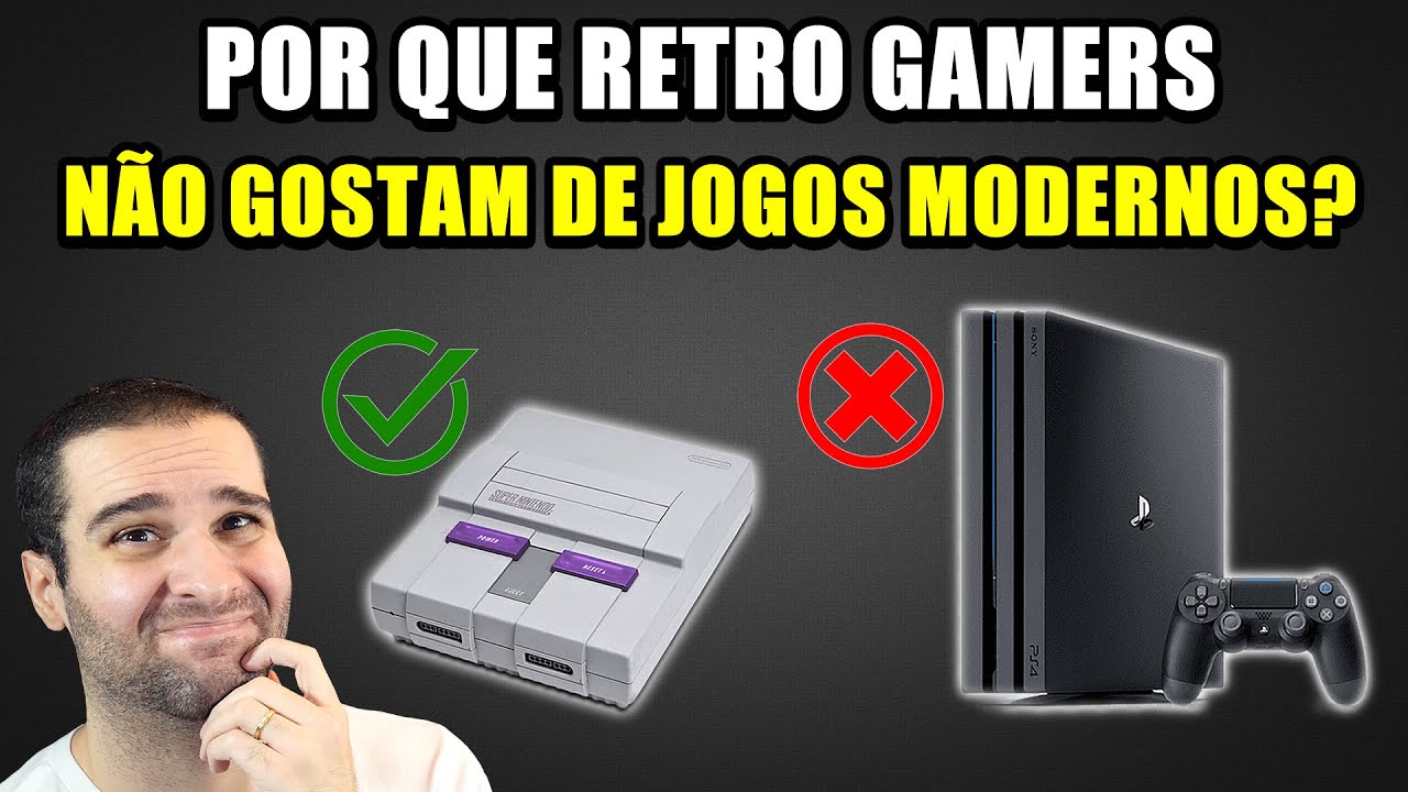 Por Que Alguns Retro Gamers N&atilde;o Gostam De Jogos Modernos?