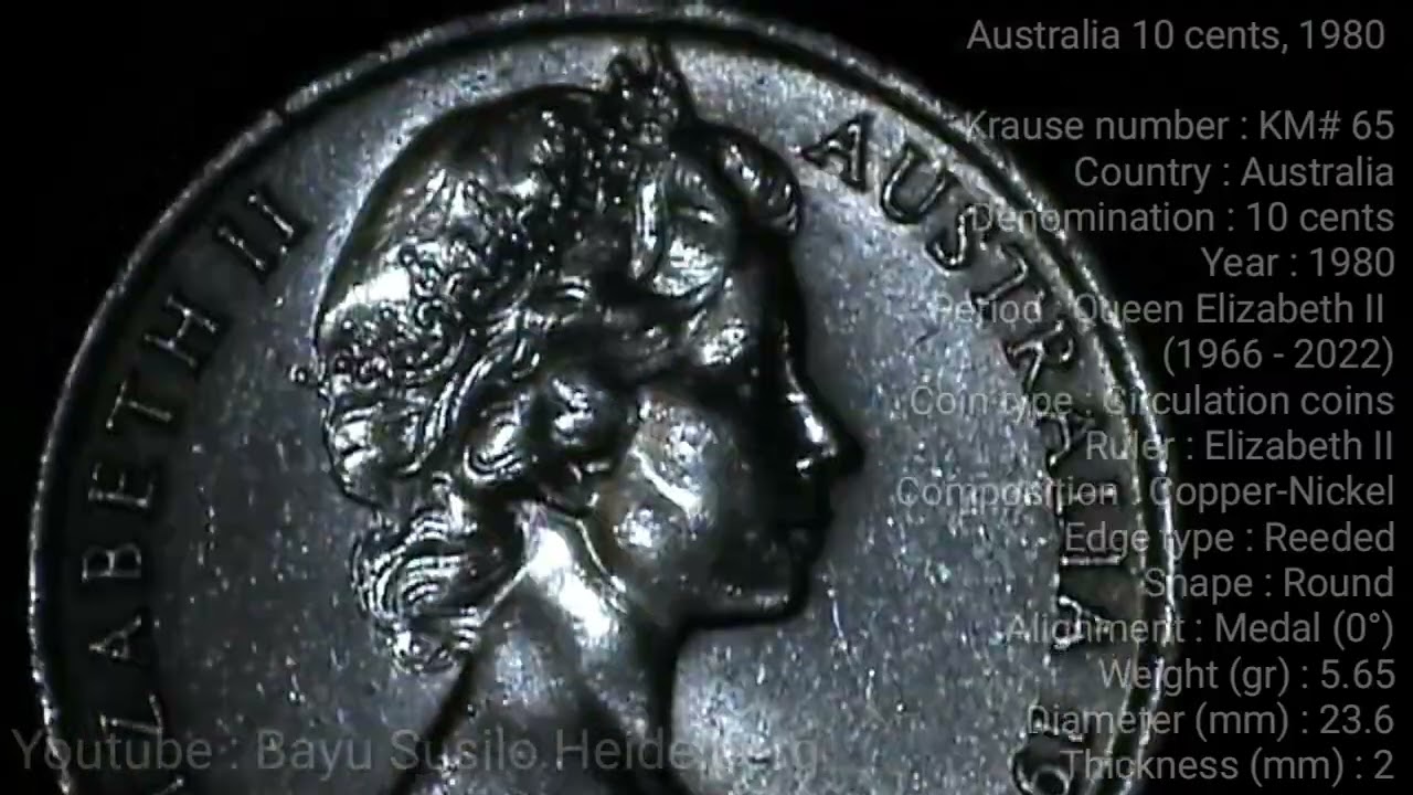 Australia&nbsp;10&nbsp;cents 1980