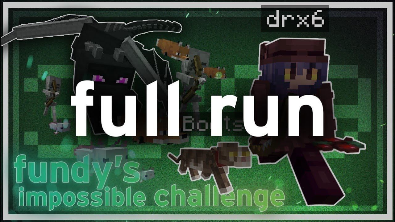 Fundy's impossible difficulty solo in 36 minutes (Full run) | Minecraft 1.17