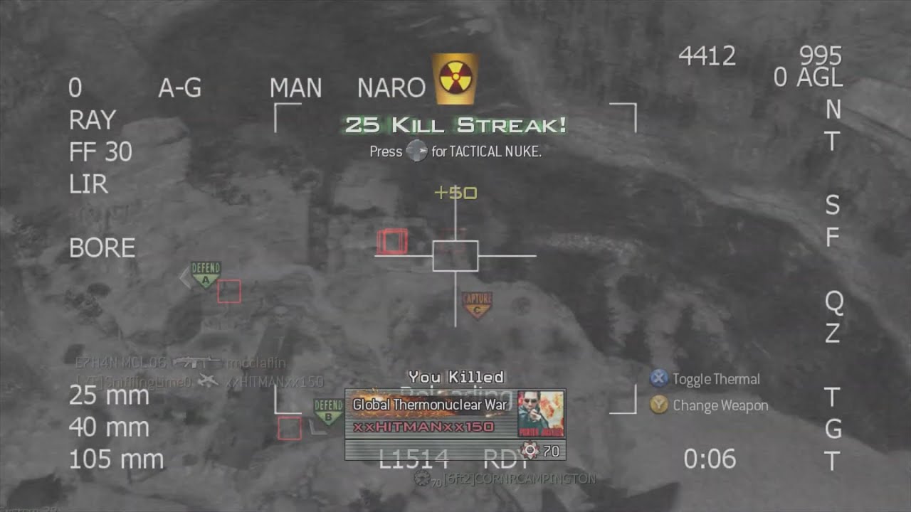 MW2 - Afghan Ground War Domination Nuke (37-10) Live Commentary 